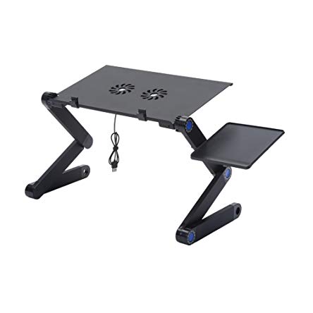 YIKE Adjustable Laptop Stand Aluminum Monitor Stand Note Book Stand, bed, portable