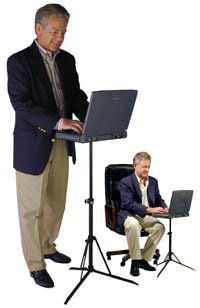 insTand CR3 Portable Laptop Stand for Standing or Sitting