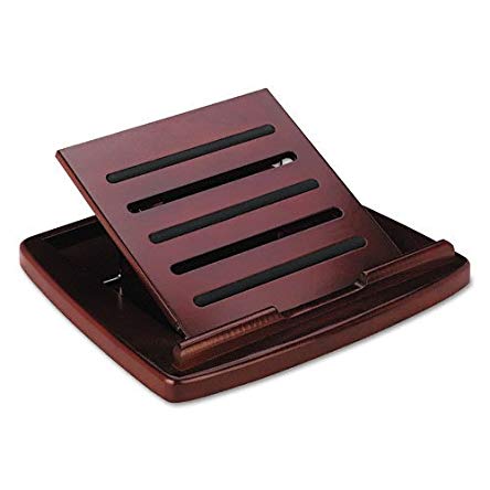 Rolodex 82438 Wood Tones Laptop Stand, Mahogany