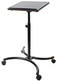 Displays2go 20 x 16 Inches Adjustable Laptop Stand With Tilting Surface (LW2016)